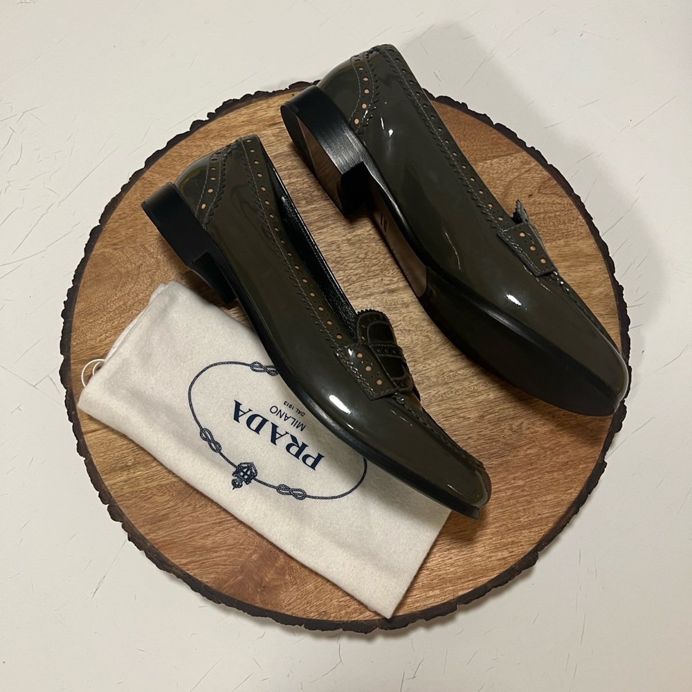 Prada Patent Leather Loafers - Picture 3 of 6